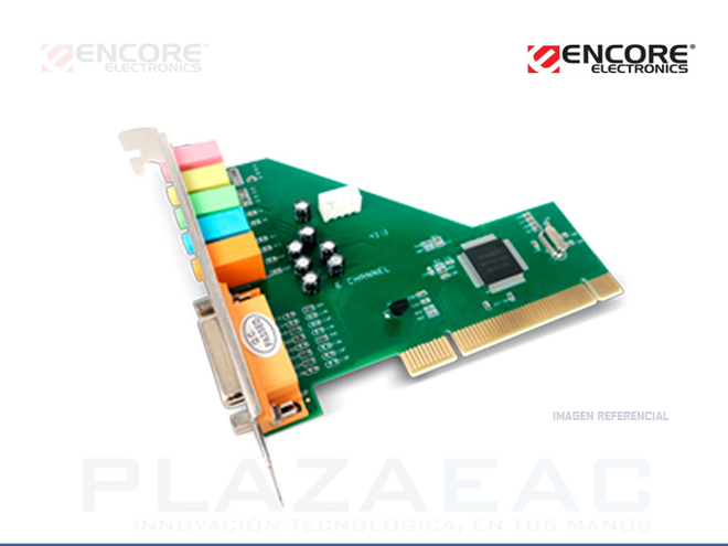 TARJETA DE SONIDO ENCORE 5.1 CHANNEL PCI SURROUND CARD  P/N: ENM232-6CMI