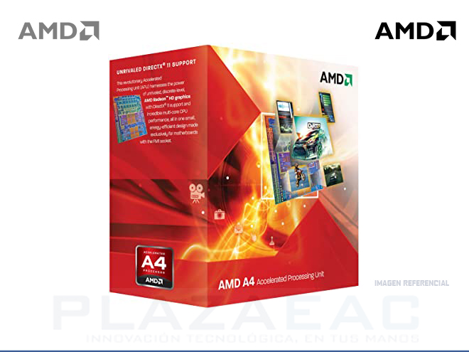 PROCESADOR AMD A6 3650 2.6GHZ SOCKET FM1  P/N: AD3650WNGXBOX