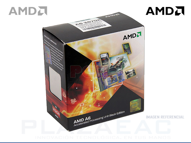 PROCESADOR AMD A6-3670 SOCKET FM1  P/N: AD3670WNGXBOX