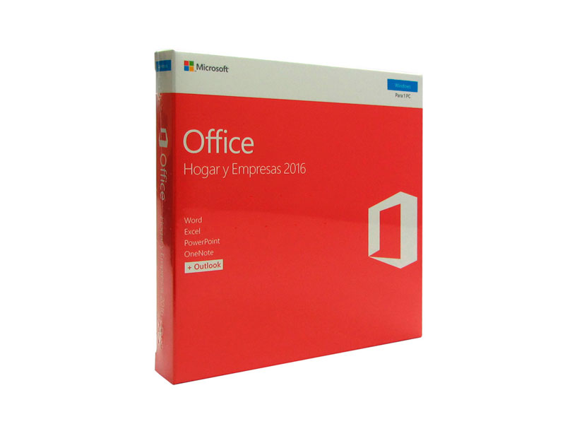 LICENCIA MICROSOFT OFFICE HOME AND BUSSINES 2016 32/64 ES LATAM DVD - P/N: T5D-02713