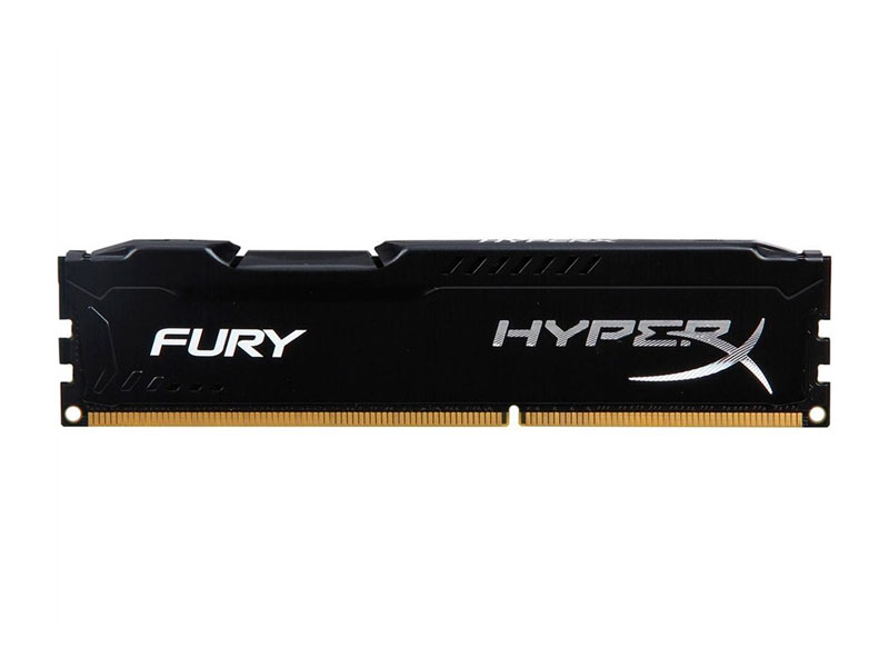 HyperX FURY - DDR3 - módulo - 4 GB - DIMM de 240 contactos - 1600 MHz / PC3-12800 - CL10 - 1.5 V - sin búfer - no ECC - negro