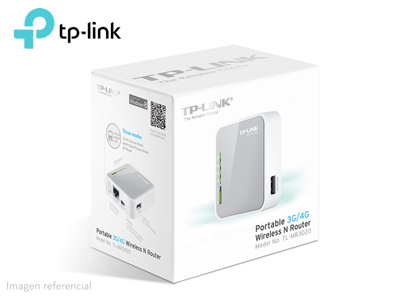 ROUTER  TP-LINK  INALAMBRICO PORTATIL 3G/4G  TP-LINK   -  P/N:TL-MR3020