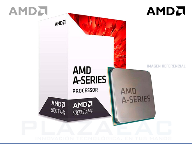 PROCESADOR AMD A10-9700, 3.50GHZ, 2MB L2, 10 CORES, AM4, 28NM, 65W, CAJA - P/N: AD9700AGABBOX