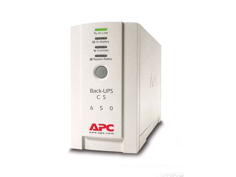 UPS APC BK650EI, 650VA, 400W, 7A, 230V, DB-9 RS-232/USB - P/N: BK650EI