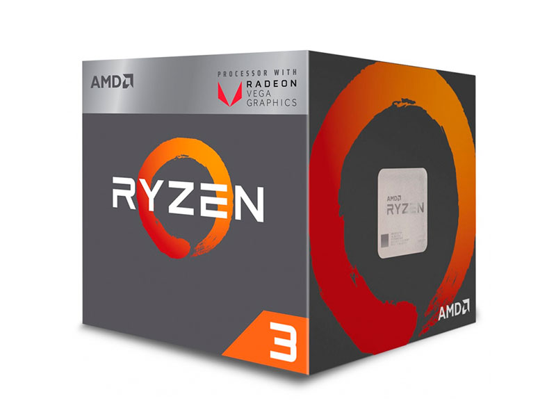PROCESADOR AMD RYZEN 3 2200G, 3.5GHZ QUAD-CORE AM4 - P/N: YD2200C5FBBOX
