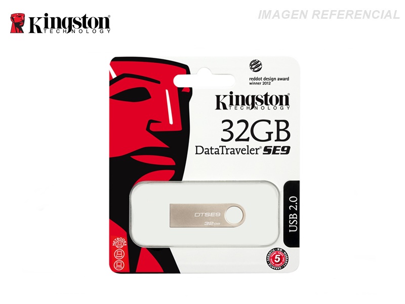 MEMORIA FLASH USB KINGSTON DATATRAVELER SE9, 32GB, USB 2.0 - P/N:DTSE9H/32GBZ