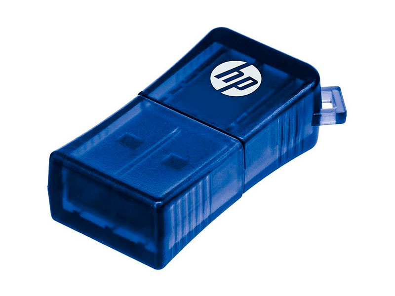 MEMORIA USB FLASH HP V165W, 32GB, USB 2.0, AZUL - P/N: HPFD165W-32