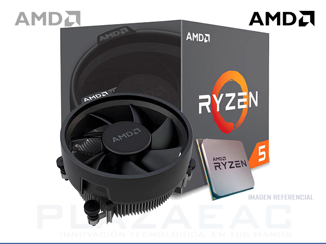 PROCESADOR AMD RYZEN 5 2600 3.4GHZ-3.9GHZ, 16MB L3, 6 NUCLEOS, 12 HILOS, AM4, 12NM, 65W. - P/N: YD2600BBAFBOX