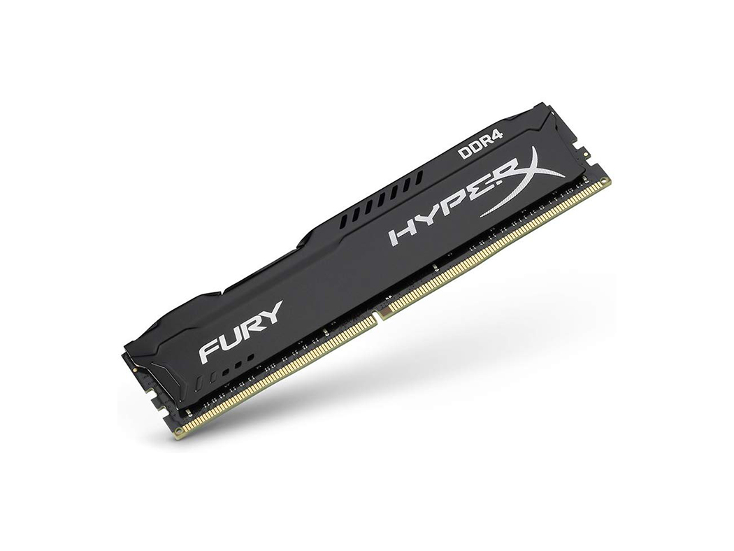 MEMORIA RAM KINGSTON HYPERX FURY BLACK, 16 GB, DDR4, 2400 MHZ, XMP 2.0 P/N:HX424C15FB/16