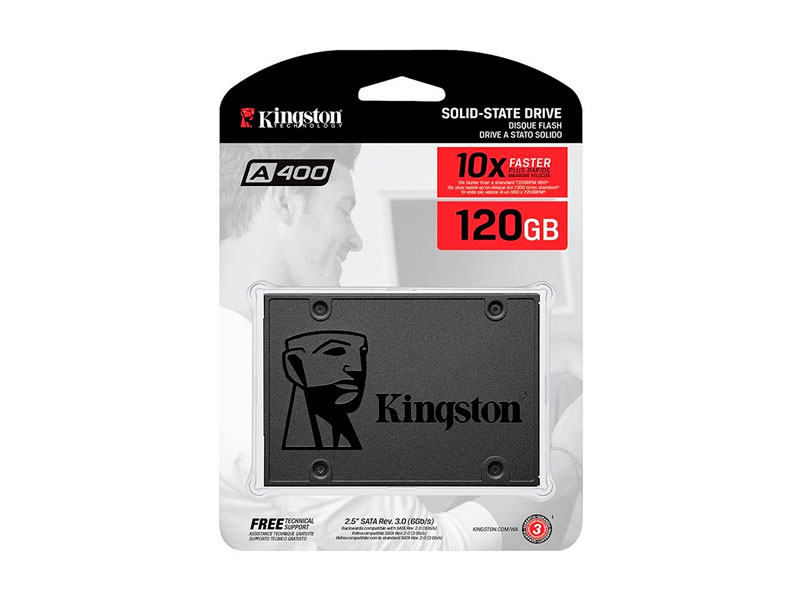 DISCO DURO SOLIDO KINGSTON UV500, 120GB, SATA 6.0 GBPS, 2.5", 7MM - P/N: SUV500/120G