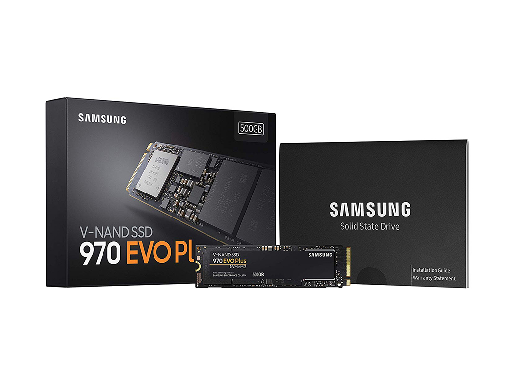 DISCO SOLIDO INTERNO, SAMSUNG EVO PLUS 970 500GB SSD M.2, 80MM. 3400 MB/S  - P/N: MZ-V7S500