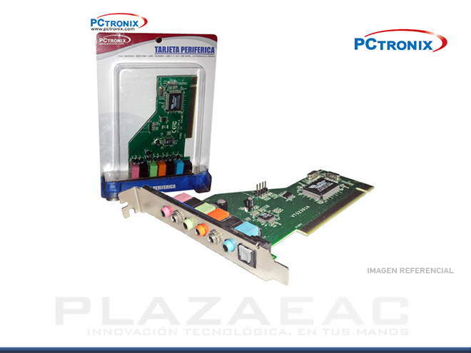 TARJETA DE SONIDO PC TRONICS 5.1 PCI-E BAJO PERFIL