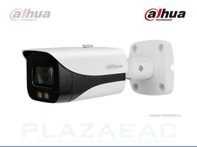 CAMARA DAHUA DH-HAC-HFW2249EN-A-LED HDCVI TUBO 1080P FULL COLOR WDR IR40 - P/N: HAC-HFW2249E-A-LED
