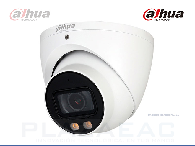 CAMARA DAHUA DH-HAC-HDW2249TN-A-LED HDCVI DOMO 1080P FULL COLOR WDR IR40 C/MICRO - P/N: HAC-HDW2249T-A-LED