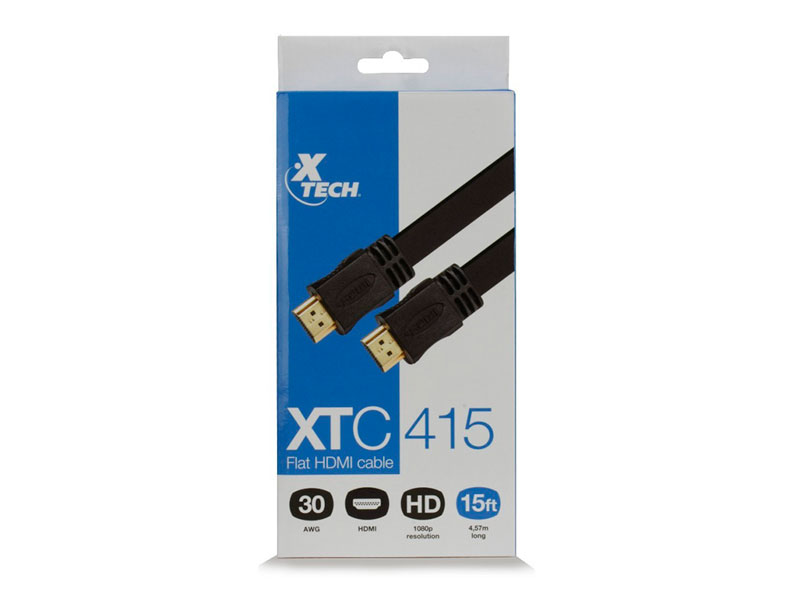 CABLE HDMI XTECH XTC-415 15FT M/M 4.5MT ULTRA HD 4K - P/N: XTC-415