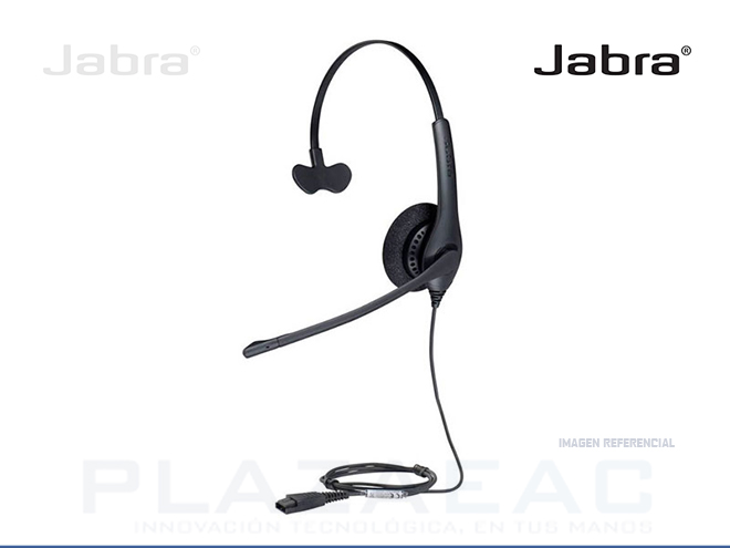 AUDIFONO JABRA BIZ 1100, MONO USB CONTROL DE VOLUMEN Y BOTON DE LLAMADA. P/N: 1113-0158