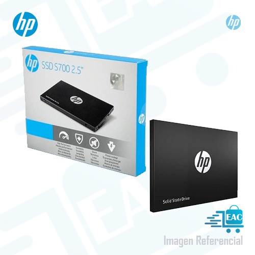 DISCO SOLIDO INTERNO HP S700, 500GB, SATA 6.0 GB/S, 2.5", 7MM - P/N: 2DP99AA#ABL