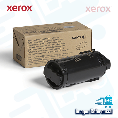 TONER XEROX PARA VERSALINK C600, C605, 6K PAGINAS, NEGRO - P/N:106R03911