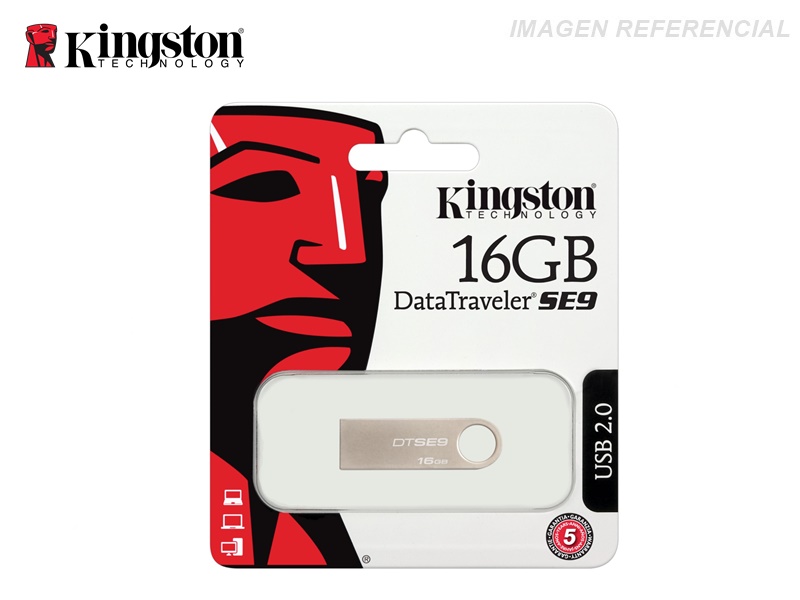 MEMORIA USB 16GB KINGSTON DATATRAVELER SEA9 - P/N: DTSE9H/16GB