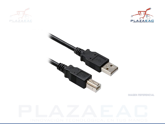 CABLE USB 2.0 TIPO A - TIPO B GENERICO 1.5 METROS