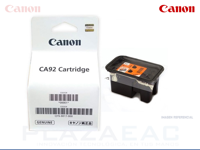 CABEZAL CANON CA92 COLOR,COMPATIBLE  PIXMA G1000 , PIXMA G1010 , PIXMA G2000 ,  PIXMA G2002 , PIXMA G2010,2012,63000,3010,PN:QY6-8017-000