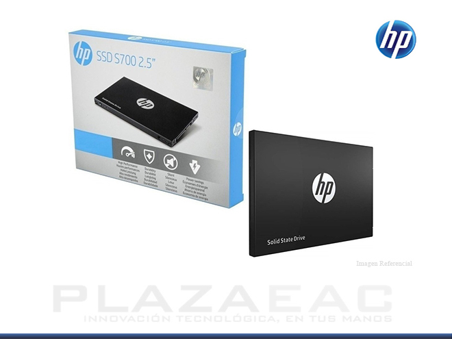 DISCO SOLIDO INTERNO, HP S700, 1TB SATA  6.0GB/S, 2.5", 7MM. P/N: 6MC15AA#ABC
