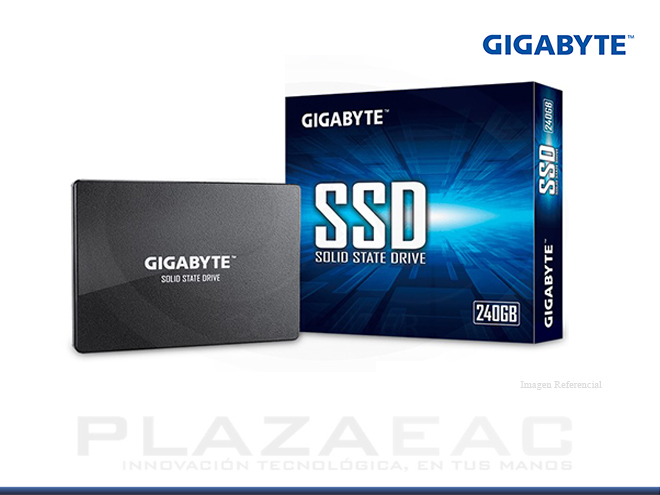 DISCO SOLIDO INTERNO GIGABYTE 240GB, 500MB/S, SATA 6.0 GB/S, 2.5"/ 7MM - P/N: GP-GSTFS31240GNTD