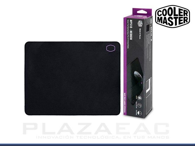 MOUSE PAD COOL MASTER MP510 M, 320 X 270 X 3 MM (TAMAÑO M) COLOR NEGRO - P/N: MPA-MP510-M