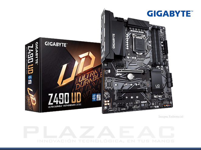 PLACA GIGABYTE Z490 UD, DDR4, LGA1200, GEN 10ª, HDMI, SATA 6.0, USB 3.2 - P/N: Z490 UD