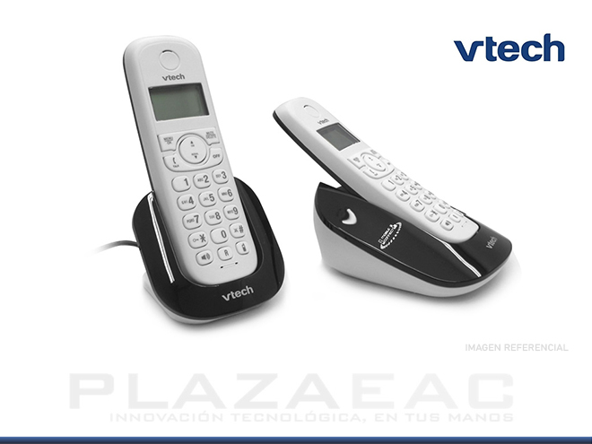 TELEFONO VTECH DIGITAL INALAMBRICO, BLUETOOTH, 2UND,ALTAVOZ, PANT. ILUMINADA, BLANCO/NEGRO - P/N: VT320BT-2