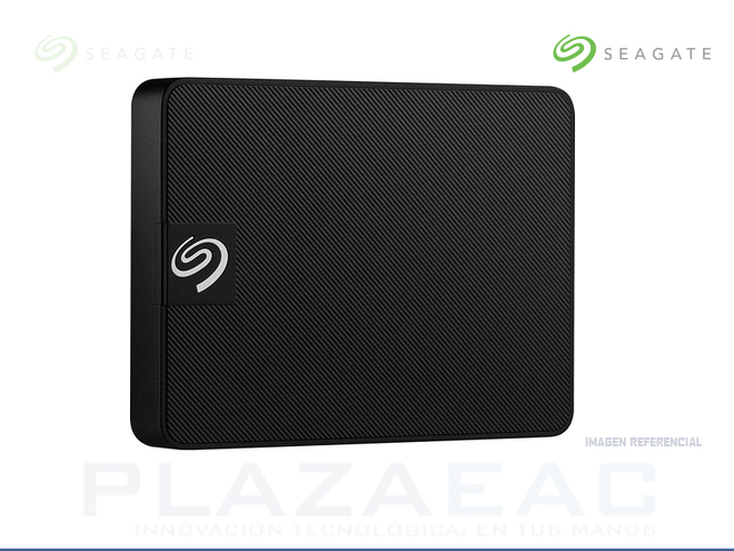 DISCO SOLIDO EXTERNO SEAGATE EXPANSION STJD500400, 500GB, 400MB/S, USB 3.0 / 2.0. - P/N: STJD500400