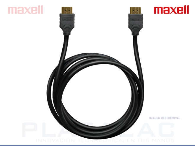 CABLE MAXELL HDMI A HDMI ULTRASLIMHDMICABLE 1.8M, 4K - P/N: HD710