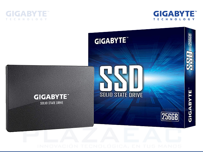 DISCO SOLIDO INTERNO GIGABYTE 256GB, SATA 6.0 GBPS, 2.5", 7MM - P/N: GP-GSTFS31256GTND