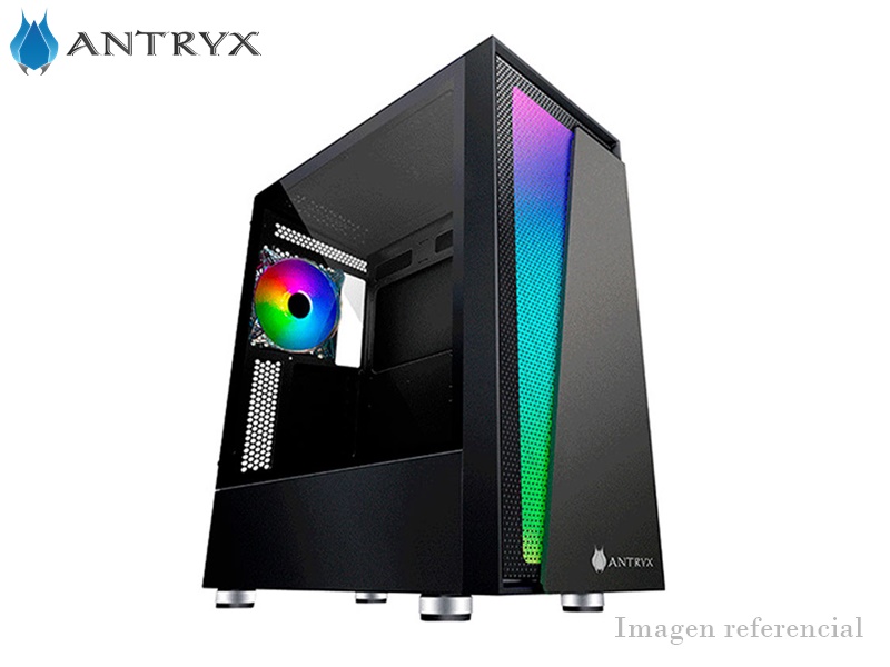 CASE ANTRYXRX  RX-450 USB3.0, ARGB FAN X1, C/CINTA LED, VIDRIO TEMPLADO - P/N: AC-RX450K