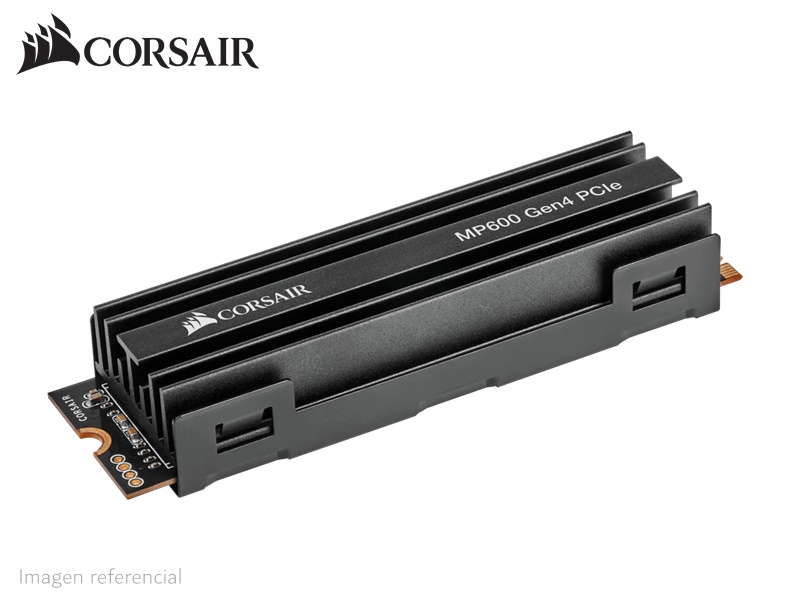 DISCO SOLIDO INTERNO CORSAIR MP600 CORE , 1TB, GEN4 PCIE X4 NVME M.2 SSD, V.LECTURA  4700MB/S, C/DISIPADOR- P/N:CSSD-F1000GBMP600COR