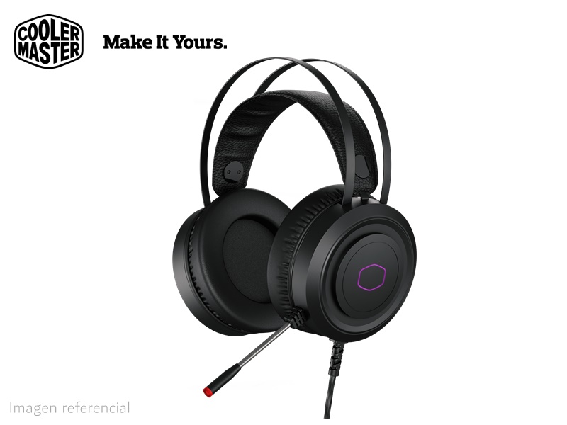 AUDIFONO COOLER MASTER  CH321  RGB ,USB GAMING C/MICROFONO, CONECTOR USB TIPO A-P/N:CH-321
