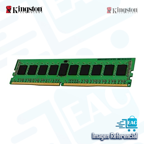 MEMORIA RAM KINGSTON 8GB DDD4 2400MHZ, PC4-19200, DIMM, CL17, 1.2V - P/N: KCP424NS8/8