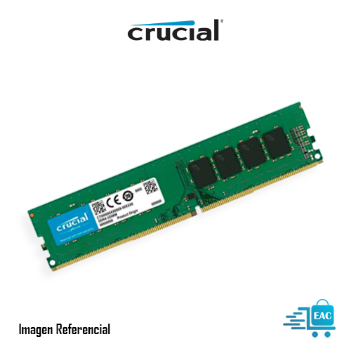 MEMORIA RAM CRUCIAL UDIMM 8GB DDR4 2666MHZ P/N: CT8G4DFRA266