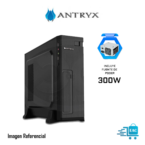 CASE ANTRYX C/FUENTE 300W ANTRYX XTREME SLIM XS-100 SILVER MATX  P/N : AC-XS100SC