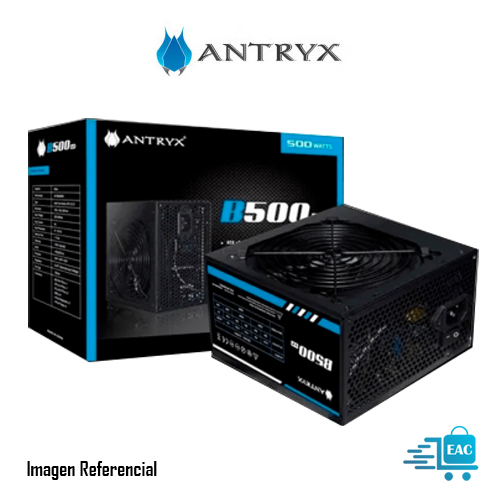 FUENTE ANTRYX B500W 500W  V2 ATX 2.3 BOX  P/N : AP-B500V2