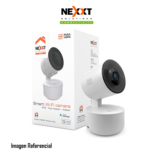 Nexxt NHC-P710 - Cámara de vigilancia de red - panorámico / inclinación - en interior - color (Día y noche) - 1920 x 1080 - focal fijado - audio - inalámbrico - Wi-Fi - H.264 - CC 5 V