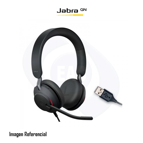 Jabra Evolve2 40 UC Stereo - Auricular - en oreja - cableado - USB-A - aislamiento de ruido