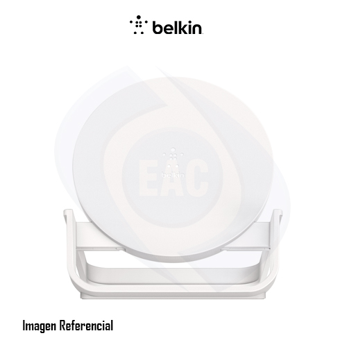 Belkin - Base de carga inalámbrica + adaptador de corriente CA - 10 vatios - blanco
