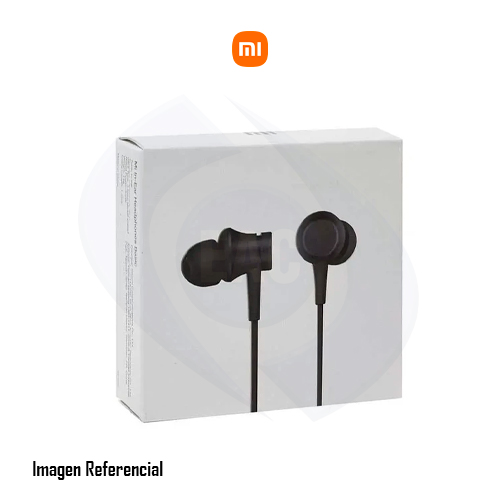 Xiaomi MI Basic - Auriculares internos con micro - en oreja - cableado - conector de 3,5 mm - negro
