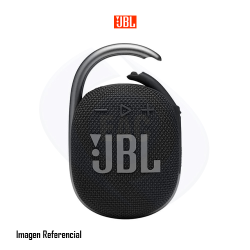 JBL Clip 4 - Altavoz - para uso portátil - inalámbrico - Bluetooth - 5 vatios - negro