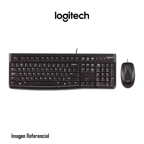 Logitech Desktop MK120 - Juego de teclado y ratón - USB