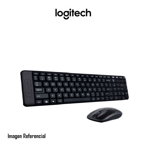 Logitech Wireless Combo MK220 - Juego de teclado y ratón - 2.4 GHz - Español