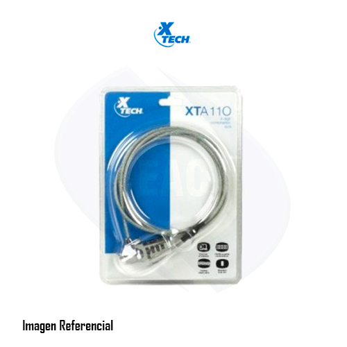 XTech XTA-110 - Cable de bloqueo de computadora tipo "notebook"