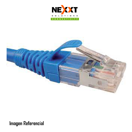 Nexxt Solutions Infrastructure - Patch cable - Shielded - 1.5 m - RJ-45 a  - Blue - Cat6A S/FTP LSZH