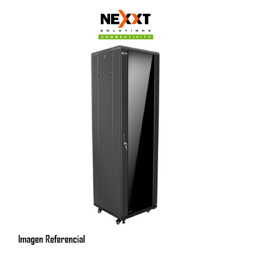 Nexxt Solutions - Rack armario - instalable en el suelo - RAL 9005, negro barniz - 42U - 19"